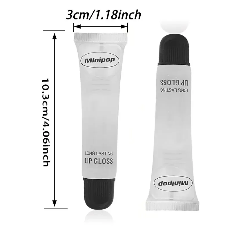 2/3/6 τμχ Ενυδατικό Clear Lip Gloss μεγάλης διάρκειας | Μη κολλώδες λάδι βάσης για τα χείλη Καλλυντικά για φινίρισμα υψηλής λάμψης 18ml — image 6