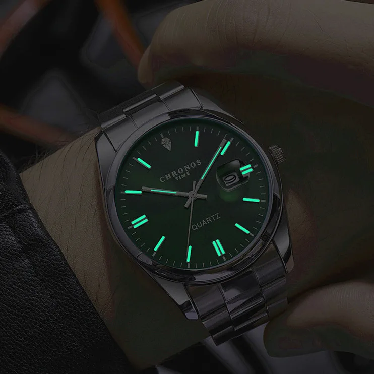 Top Brand Luxury Man Wristwatch Waterproof Luminous Date Men Watches Stainless Steel Quartz Men's Watch Male reloj — image 6