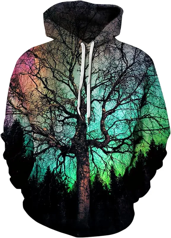 Sudaderas con capucha gráficas para hombre Sudadera con capucha unisex con estampado novedoso, sudadera con estampado 3D y bolsillo, sudadera con capucha gráfica cálida de manga larga Me
