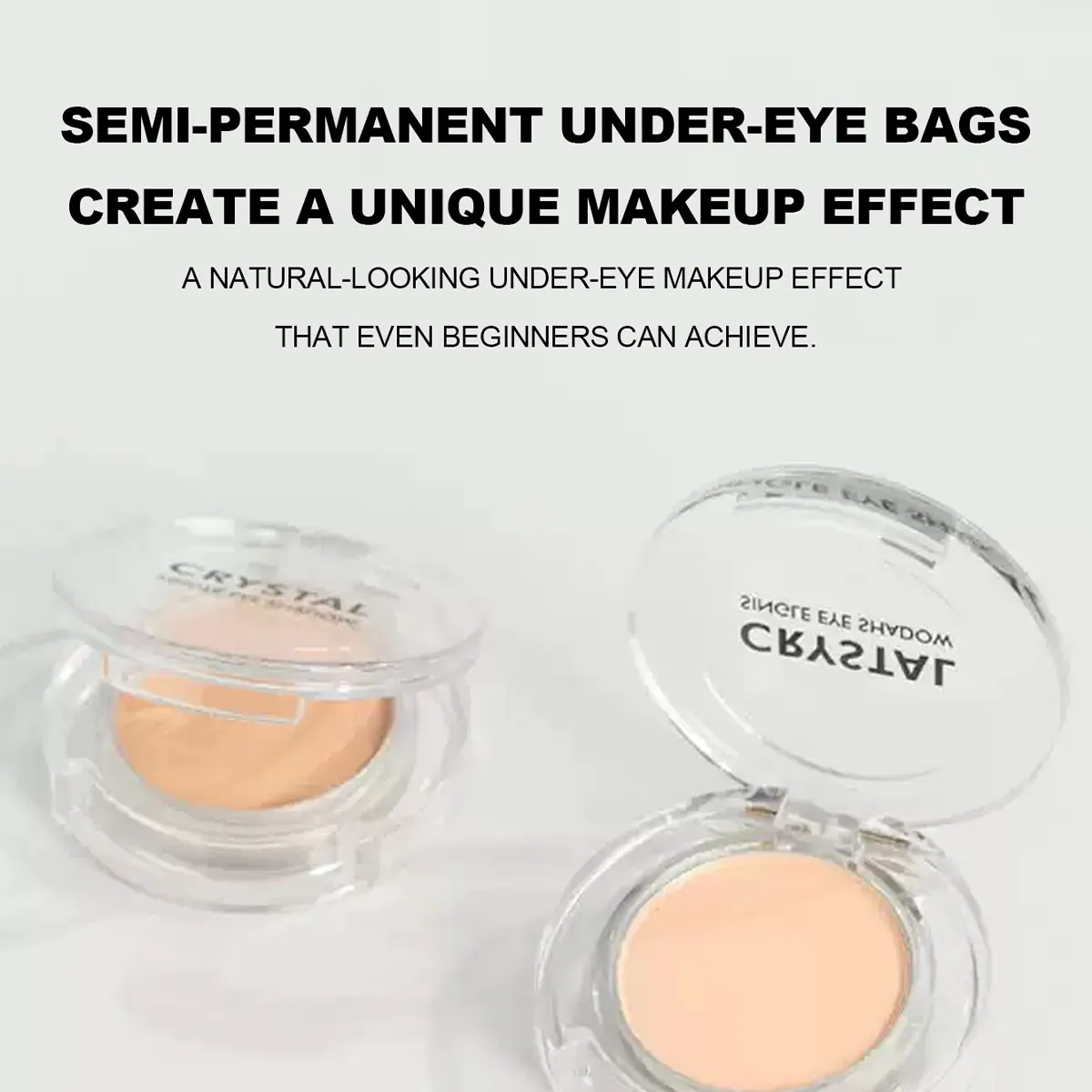 Crystal Single Eye Shadow Silky Smooth Eye Powder μακράς διαρκείας Χρώμα ματιών Buildable Χρώμα Κορεατικό Καλλυντικό Κορεάτικο Μακιγιάζ — image 4