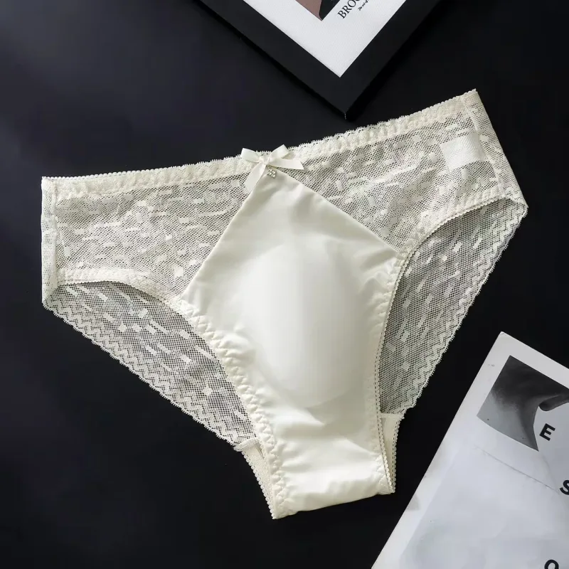 4PCS Sexy Mens Seamless Panties Ice Ultra Thin Sports Fitness Bulge Pouch briefs Male Panties Low Waist 3256812805603060 — image 3