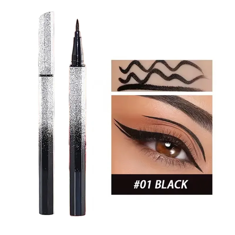 Starry Eyeliner Pen Waterproof & Smudge-Proof Quick-Dry Long-Lasting Matte Finish Multi-Look Eye Makeup Safe for All Skin Types — image 8