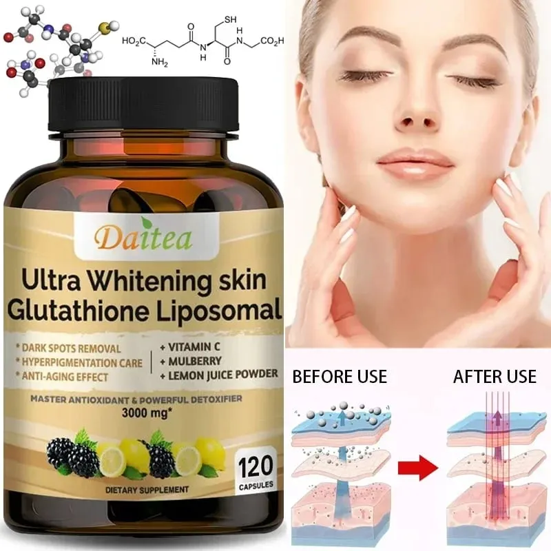 Collagen Glutathione Capsules - Powerful Antioxidants That Help Immune Function Skin Health Beauty Youthfulness and Repair — image 2