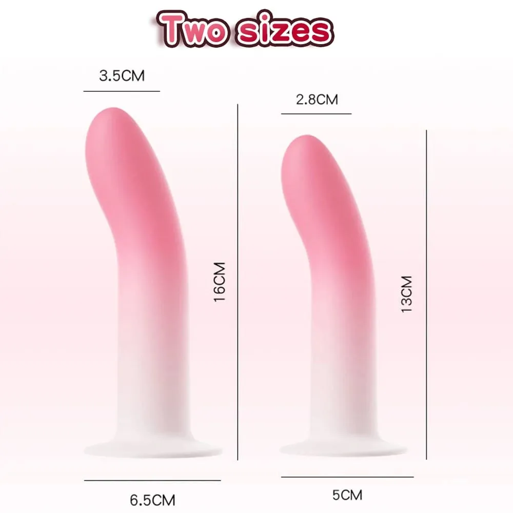 Ευέλικτη υγρή σιλικόνη Dildo για αρχάριους G Spot Προσωπικό Εργαλείο Μασάζ Βεντούζα Πρωκτικό βύσμα Prosate Massager Γυναικείο σεξουαλικό παιχνίδι — image 6