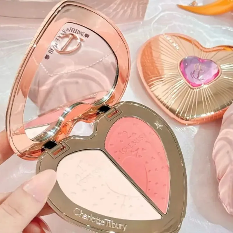 CT Lip Cheek Κρέμα ρουζ διπλής χρήσης Δύο Χρώμα Highlight Powder Αδιάβροχο ρουζ και δίχρωμες ανταύγειες Blusher Cosmetics — image 6
