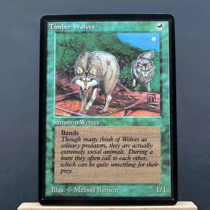 כרטיסי TCG למשחק בית Proxy Natural Selection Timber Wolves the Mana Vault Mox Pearl