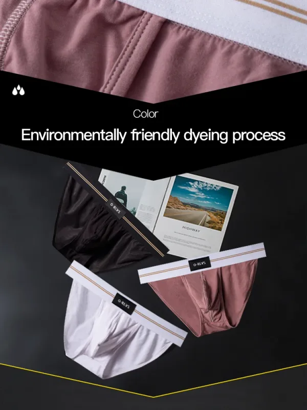 Mga Brief Panlalaking Seamless Hip Design Mens Underwaer Super Large Wide 5cm Elastic Band Independent Codpiece Boy Short Pants — image 15
