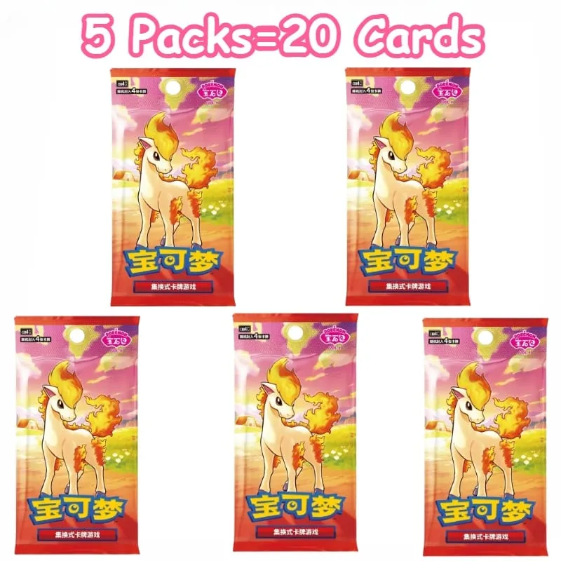 100%Original Pokemon 17.5 Eevee Booster Pack Gem Pack Vol1 2 3 4 5 Cards Pokemon PTCG Trading Gem Bag Cards Collected Toy Gift — image 10