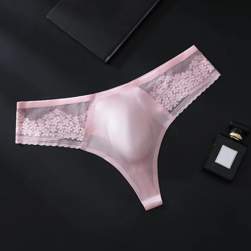 Nude Men G-string Solid Color Men's Thongs G-strings Seamless Design 68 Nylon 32 Spandex Ultra Thin 3D Bulge Pouch — image 13