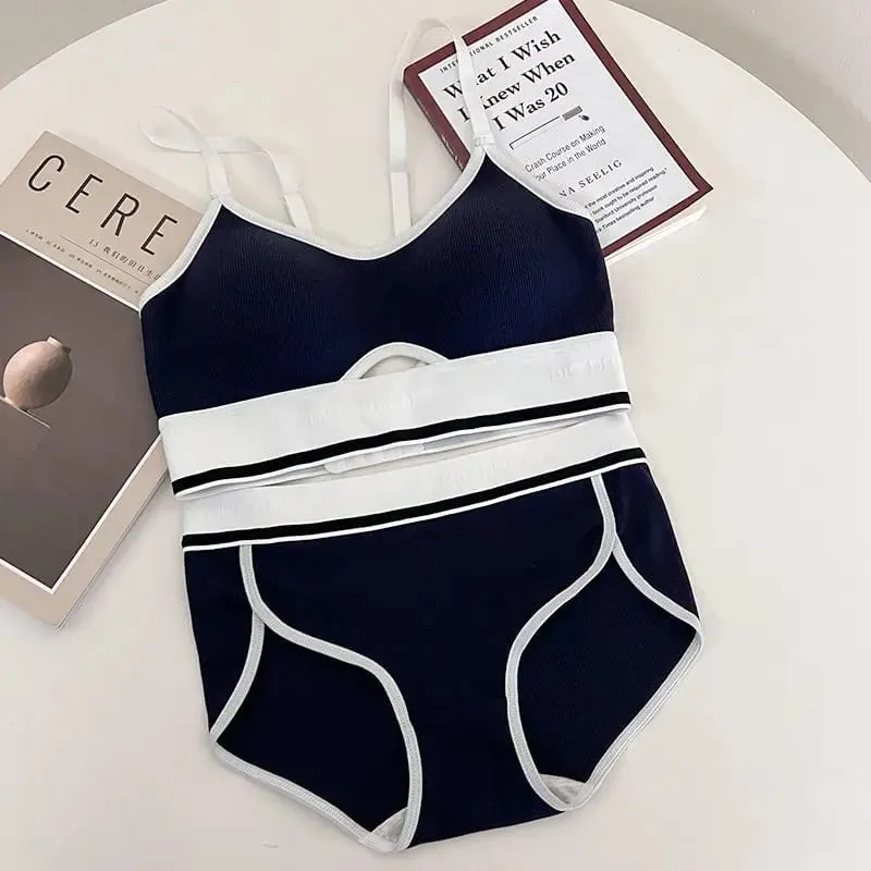Εσώρουχα εσώρουχα Seamless Sports Bralette Teens Wireless Anti-Sagging Thin Cup Μικρή υποστήριξη στήθους Racerback Ελαφρύ σετ σουτιέν — image 16