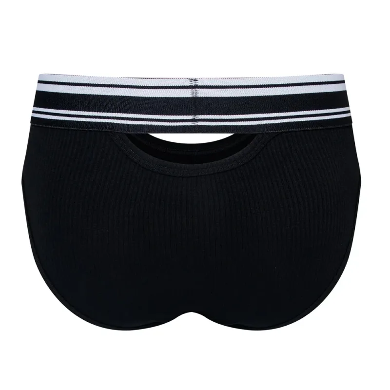 Jockmail Mens Underwear New Arrivalmen Briefs Plaid Pit Cotton Sexyu Bag Front and Rear Openings Cut Outlow Waist Breathable — image 29