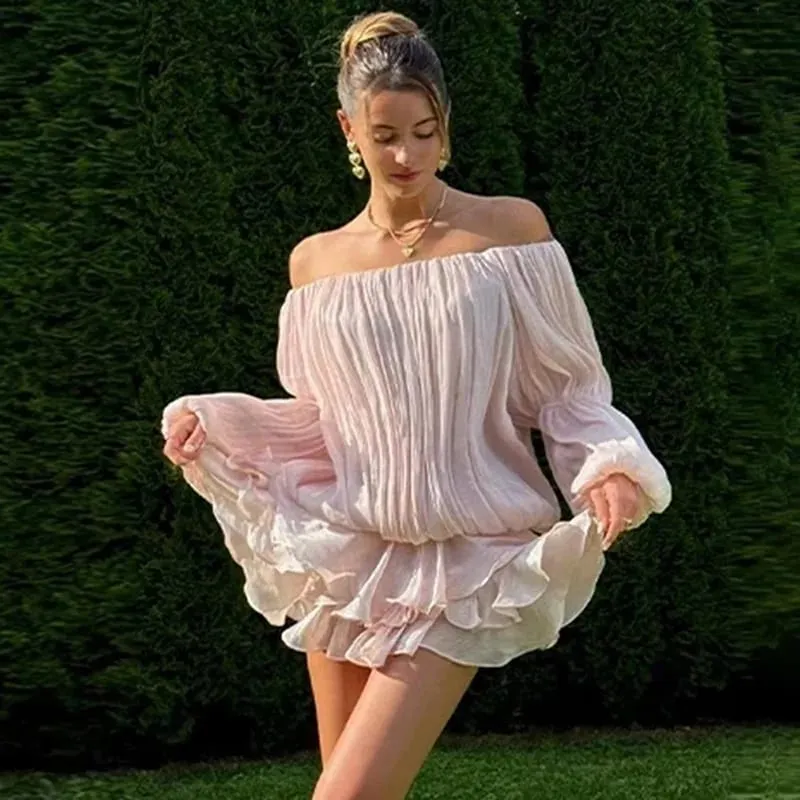 Ticketsx Summer Shiny One Shoulder Skinn