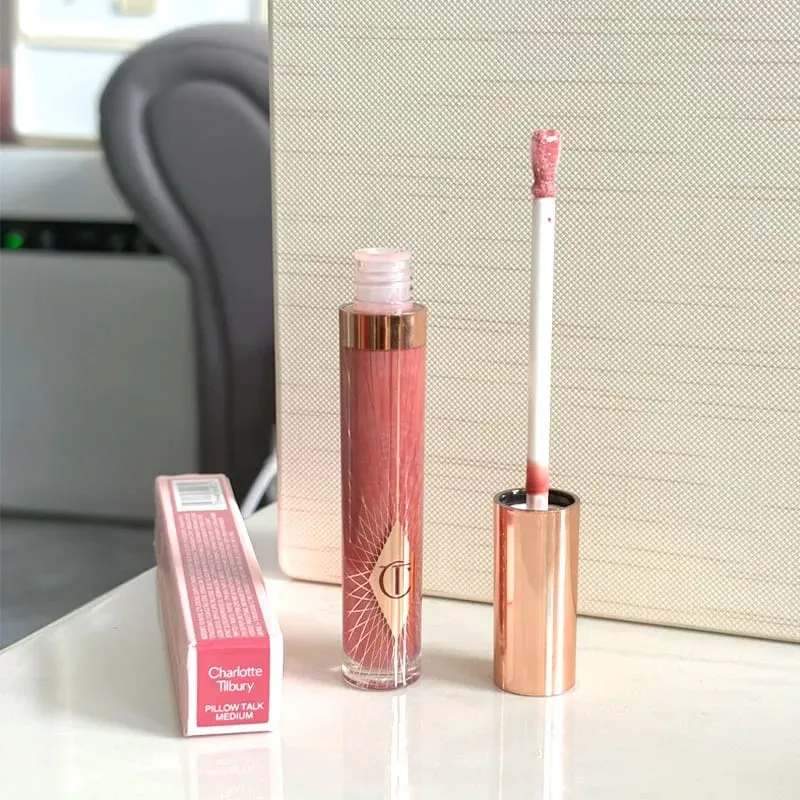 Σετ μακιγιάζ CT Highlighters Lip Blam 4 Color Eyeshadow Palette Lip Gloss Lip Blam Σετ μαξιλαριού Talk Φυσικά καλλυντικά μακράς διαρκείας