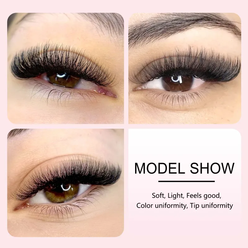 CoMango Easy Fan Lashes Extension DIY 2d/3d/4d/10d Faux Mink Blooming Eye Lash Extension 0.03/0.05/0.07 Makeup Lashes — image 5