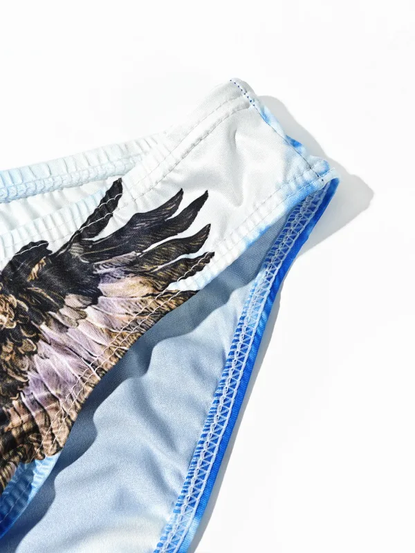 Men Bikini Briefs Sexy Underwear Gay Panties Comfortable Penis Pouch Slip Hombre Cuecas Male Underpants Polyeste Mesh Quick Dry — image 4