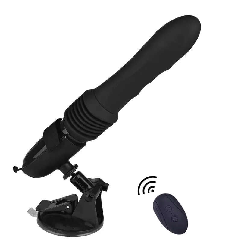 Remote Control Big Dildo Vibrators Telescopic Automatic Sex Machine Adult Sex Products with Suction Cup Erotic Sex Toy For Woman