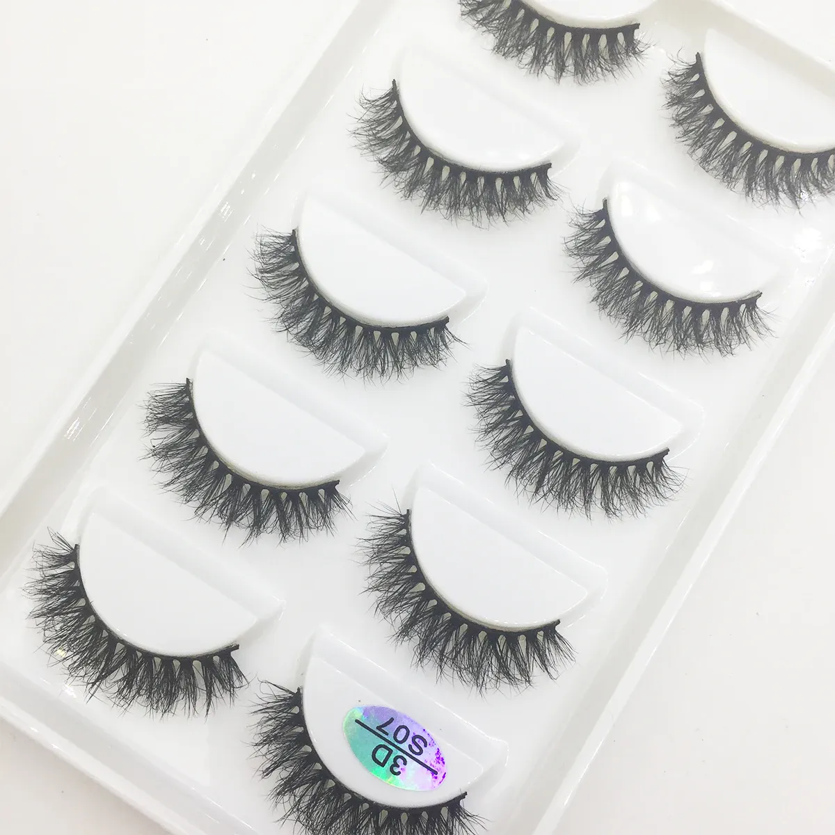 Natural 3D Mink False Eyelashes Soft Wispy Fluffy Eye Faux Lashes Make Up Eyelash Beauty Cat Cilios 5 Pairs 15 Styles — image 6
