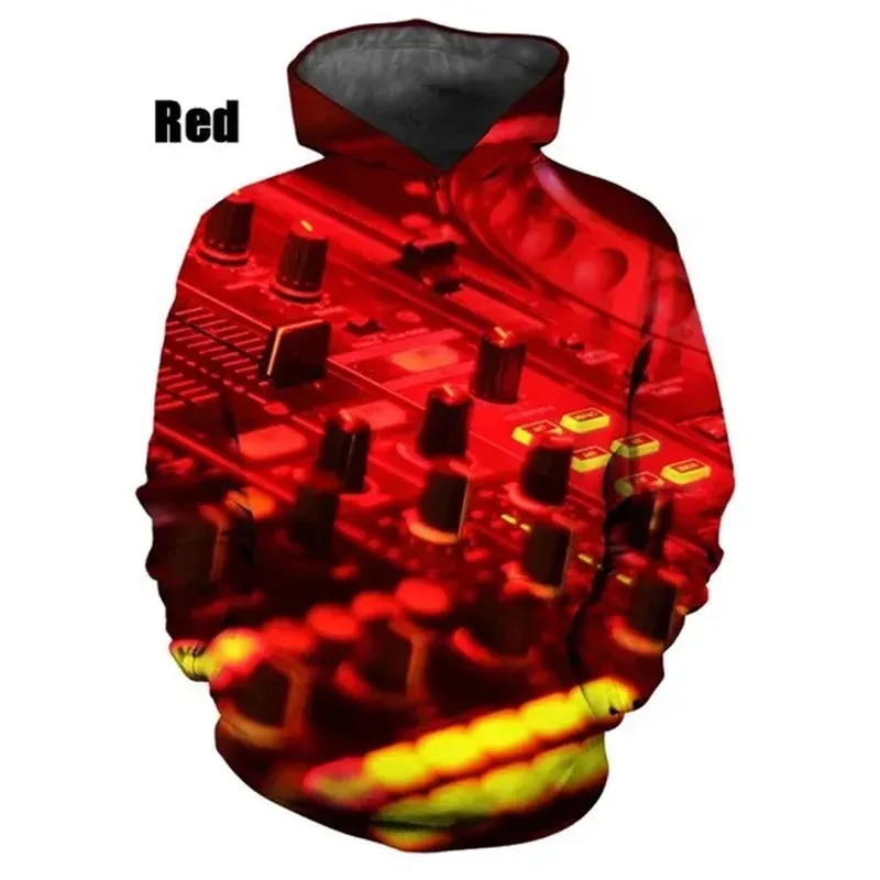 Bagong Fashion 3D Print DJ Pattern Hoodies Para sa Mga Kaswal na Pullover Sweatshirt Mga Tops ng Panlalaking Streetwear Oversized Hoodies Ropa Hombre — image 9