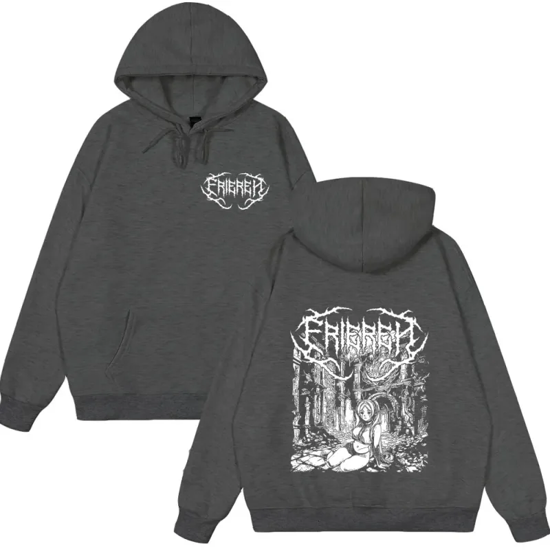 Anime Frieren: au-delà de la fin du voyage t-shirt Frieren Manga gothique sweat à capuche pour homme femmes vêtements vêtements d'hiver Style ample streetwear — image 11