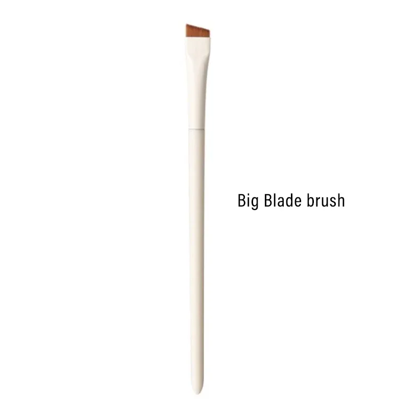 1/3/7/9 τεμ. White Upgrade Blade Eyeliner Brush Πινέλα μακιγιάζ ματιών Σετ εξαιρετικά λεπτή λεπτή γωνία επίπεδη βούρτσα φρυδιών ακριβής λεπτομέρεια — image 15