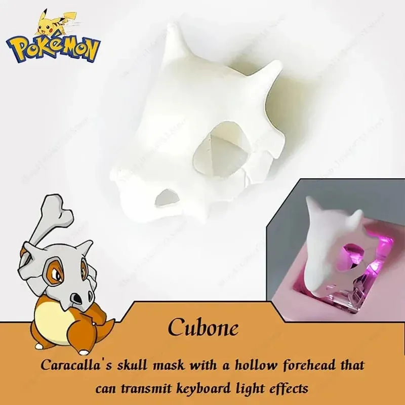 Pokemon Anime Cute Tail Keycaps Pikachu Gengar Eevee Keyboard Cap for Cross Shaft Μηχανικό πληκτρολόγιο 3D Resin Keycaps Το καλύτερο δώρο — image 13