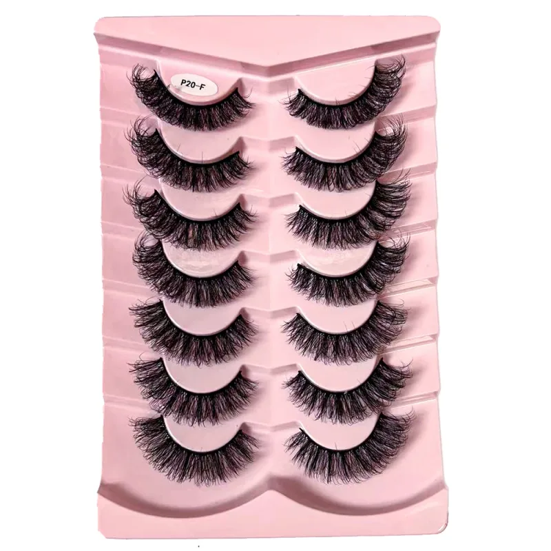 Κλασικές βλεφαρίδες 3D όγκου Faux Mink Lashes Φυσική εμφάνιση Χνουδωτές ψεύτικες βλεφαρίδες Wispy Cat Eye Lashes Αφράτες βλεφαρίδες 3D Mink — image 25