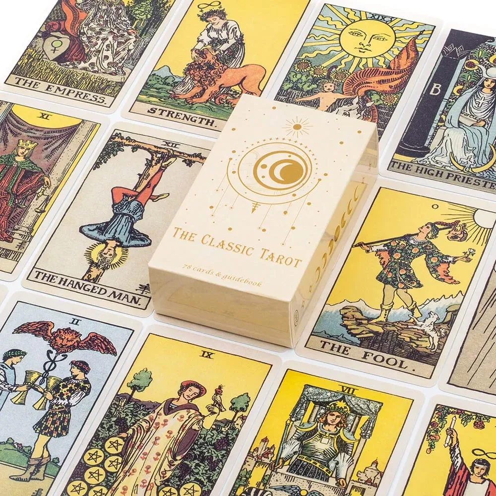 The Classic Tarot Cards Deck 78Pcs for Easy Beginners Fate Fortune Telling Party Επιτραπέζιο παιχνίδι παιχνίδι — image 2