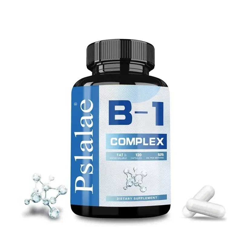 Vitamin B1 Complex - Improves Energy Levels Boosts Metabolism and Supports Nervous System HealthCapsule