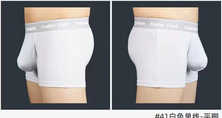 Mens Everyday Large Pouch Underwear U Convex Bulge Enhancing Durable Seamless Cotton Briefs Breathable Low Rise Boxer Shorts Fit