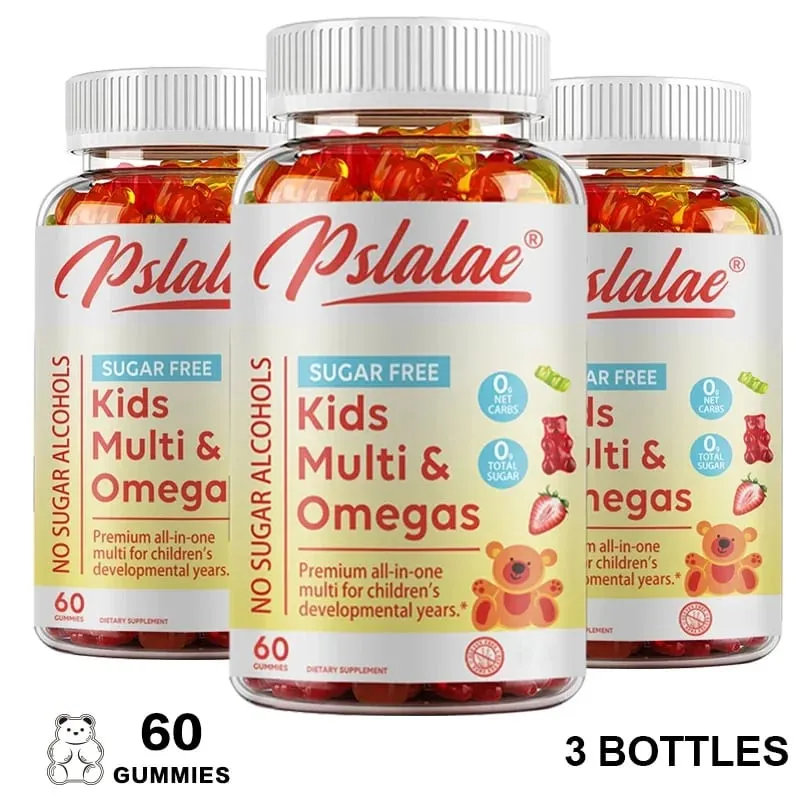 Kids Multivitamins gumicukor - Erősíti az immunitást Elősegíti az egészséges agy- és testfejlődést, energiát ad