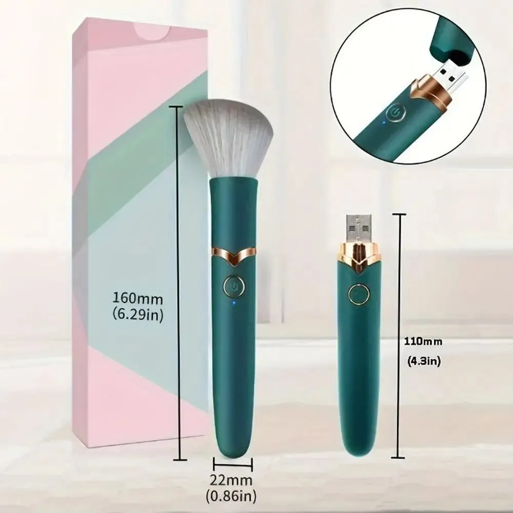 Novos pincéis de maquiagem elétricos vibratórios, pincel de blush, ferramenta de mistura de base impecável, massageador facial e produtos de beleza — image 4