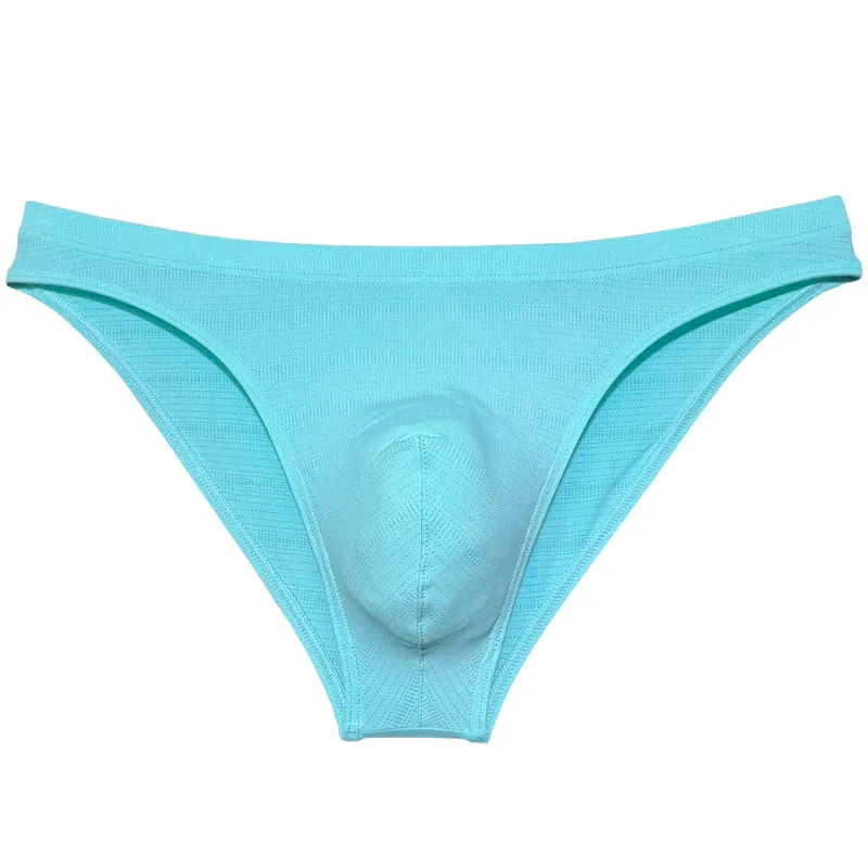 Ultrathin Briefs Men's Underwear Enhancing Pouch Male Bikini Low Rise Underpants Summmer Single Layer Everyday Comfort — image 15