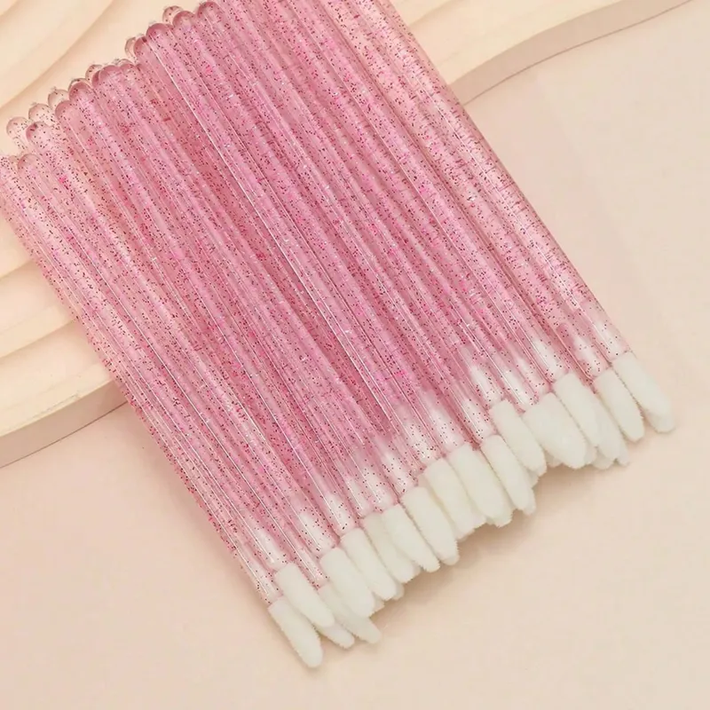 50 τμχ Crystal Eyelashes Brush Cob Αναλώσιμος βλεφαρίδες μιας χρήσης Extension Mascara Wands Makeup Professional Makeup Beauty Tool — image 22