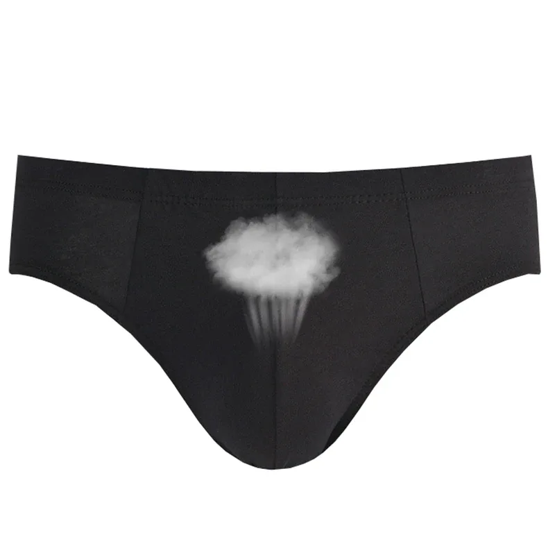 Random 5pcs Pure Cotton Mens Briefs Solid Color Men Underwear Plus Size L-6XL Men's Breathable Panties Sexy Elastic Men Briefs — image 2