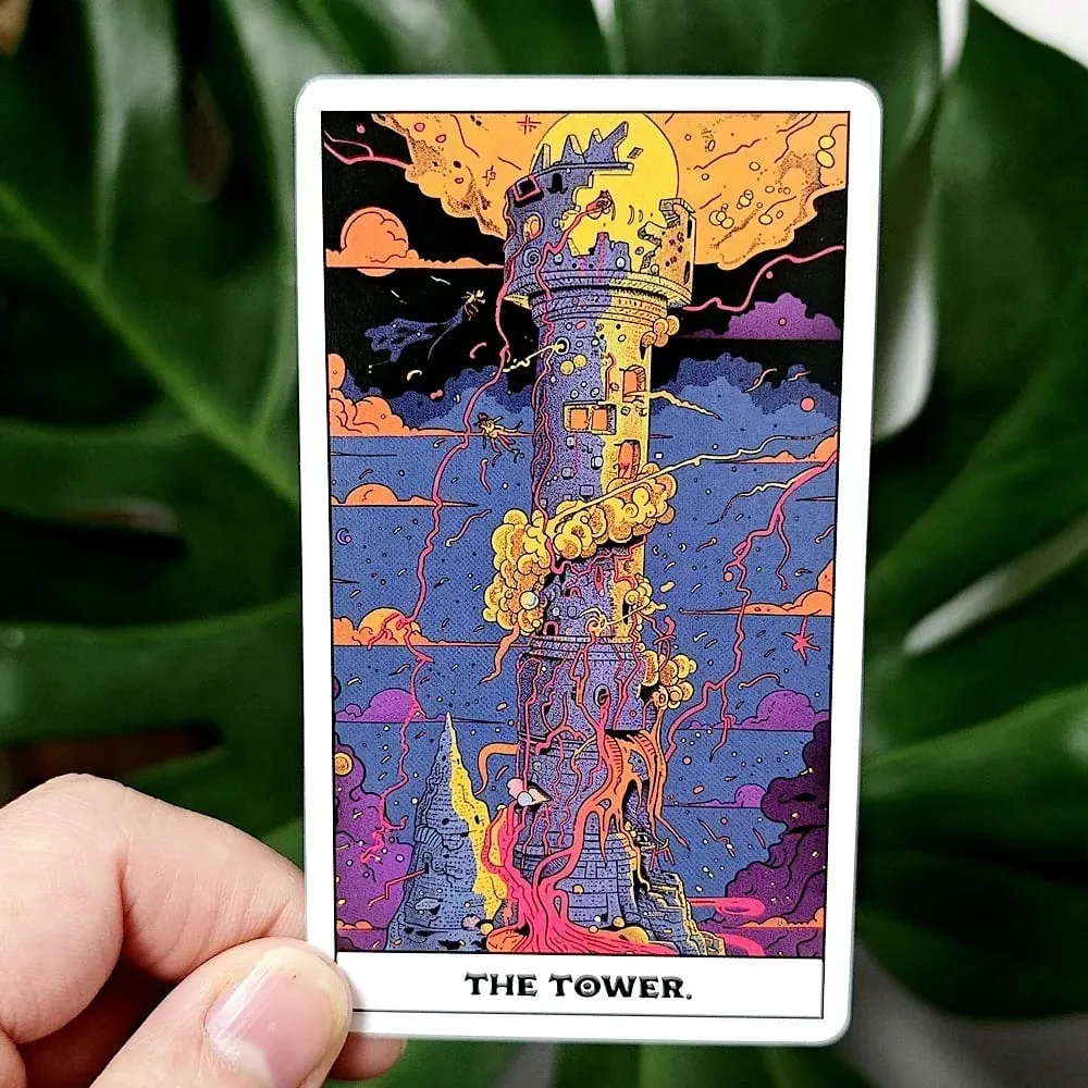 Phantom Tarot Deck 10,3*6cm 78 πολύχρωμες κάρτες Ταρώ βασισμένες στο σύστημα Rider Waite
