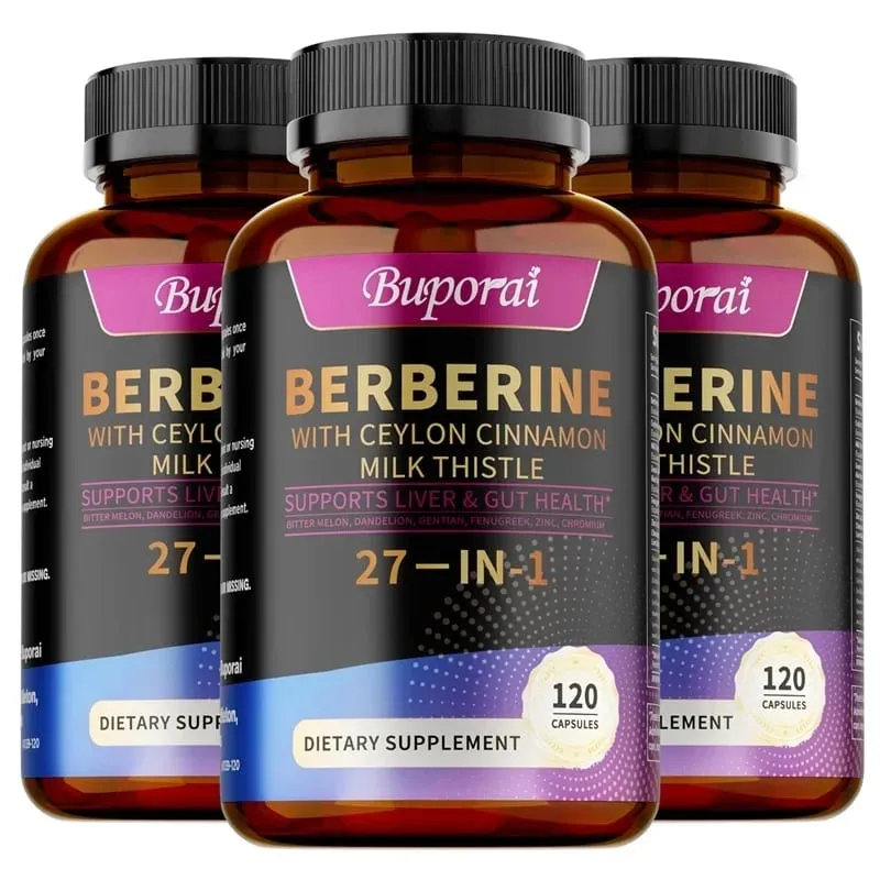 Συμπληρώματα Berberine Ceylon Milk Thistle - Προωθεί την υγεία του ήπατος και του πεπτικού συστήματος Υποστηρίζει την κυτταρική ενέργεια και επισκευή — image 11
