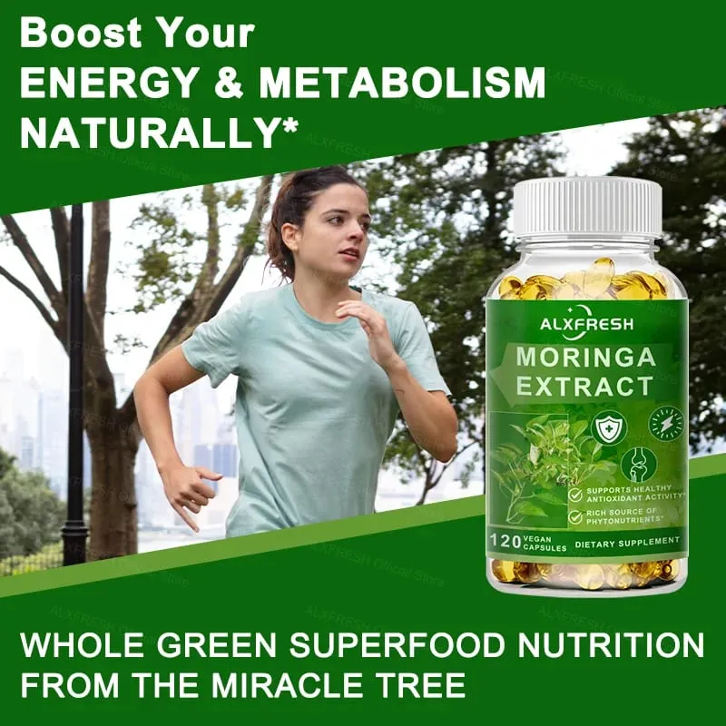 A Moringa kapszula támogatja az energiaszintet Az immunrendszer és az emésztőrendszer egészségének megőrzése, a csontok és a fogak egészségének megőrzése Erőteljes antioxidáns