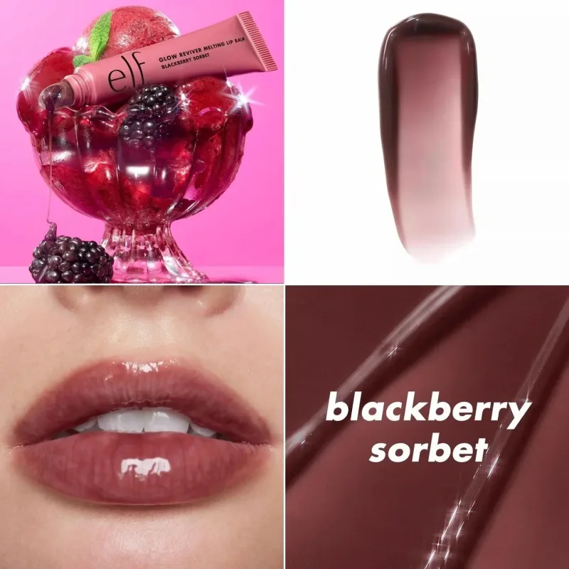 Hot Sale New Elf Bubblegum-Cherry Mango-Watermelon Lasting Moisturizer Lip Gloss Lip Balm & 8 Colors Cream Blush Brand Cosmetics — image 21