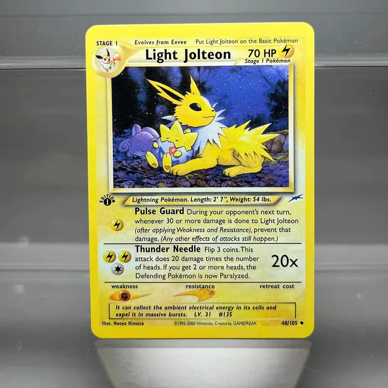 Neo Destiny Charizard PTCG Single Collection Card 1st Edition 1996 Tyranitar Gengar Card PKM Proxy Cards Toys Gifts — image 24