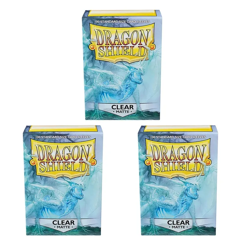 100 ΤΕΜ/BOX Τυπικό μέγεθος Dragon Shield Νέα μανίκια 63x88mm Διαφανή ματ καλύμματα για κάρτες επιτραπέζιων παιχνιδιών MTG/PKM Slevee — image 8