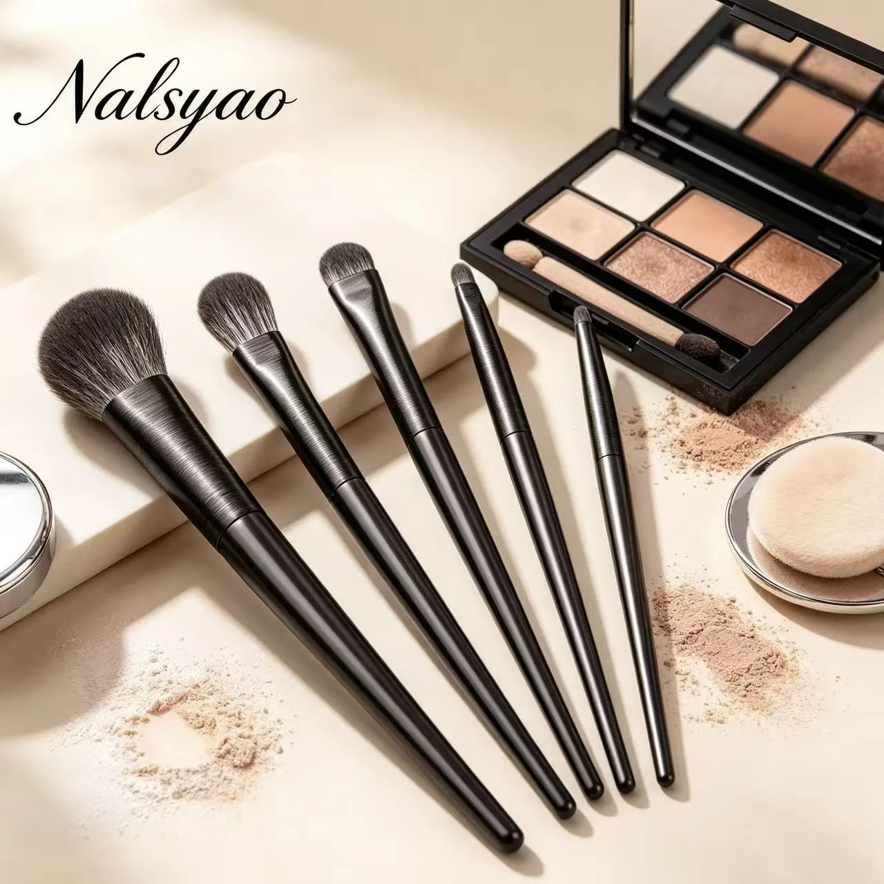 Eyes Cosmetic Blending Detail Make Up Tools Natural Eye Makeup Brushes Set Eyeshadow Brush Eyebrow Contour Eyeliner Brush Women — image 6