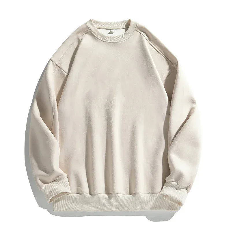 Marca roxo moletom mans camurça o pescoço outono inverno baggy moletom masculino casual manga longa 2026 novos topos masculinos — image 8