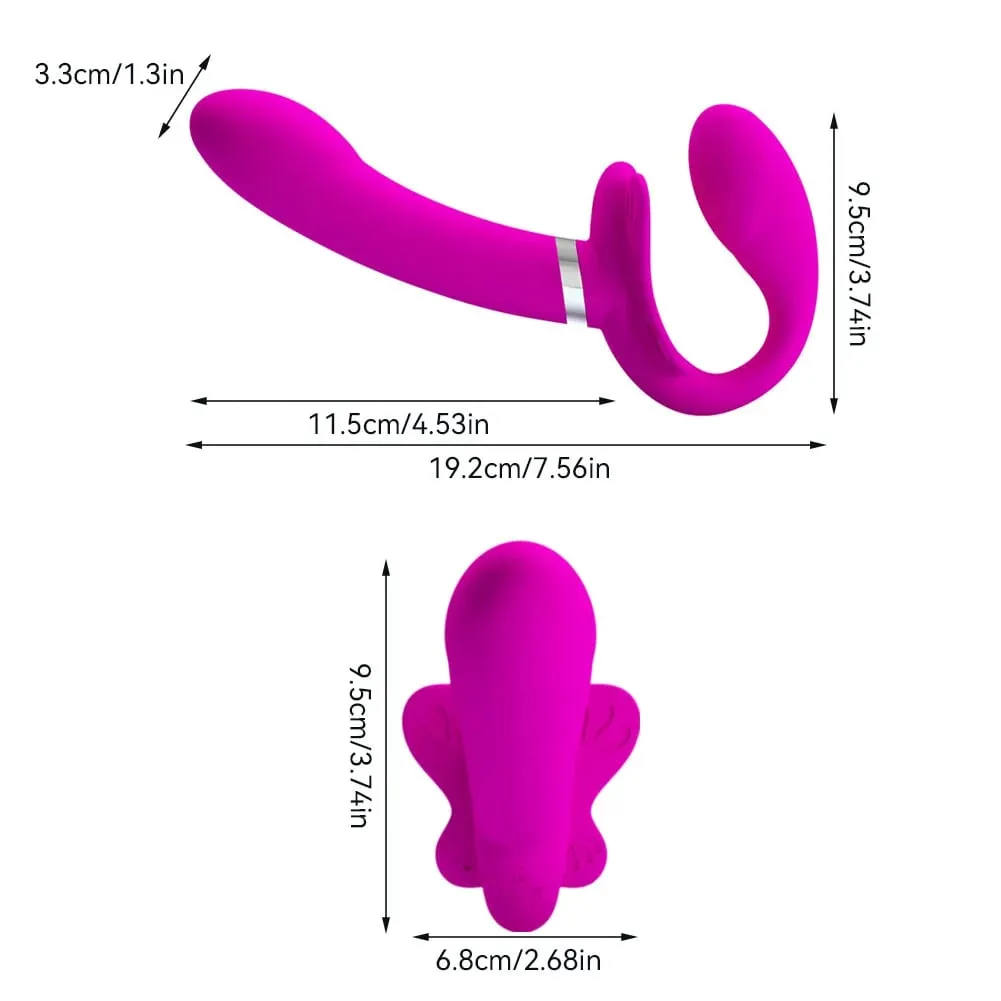 Double Penetration Strap-on Dildo Vibrators for Women Double-heads Vibrating Penis Lesbian Erotic Toys Sex Toys for Couples — image 6