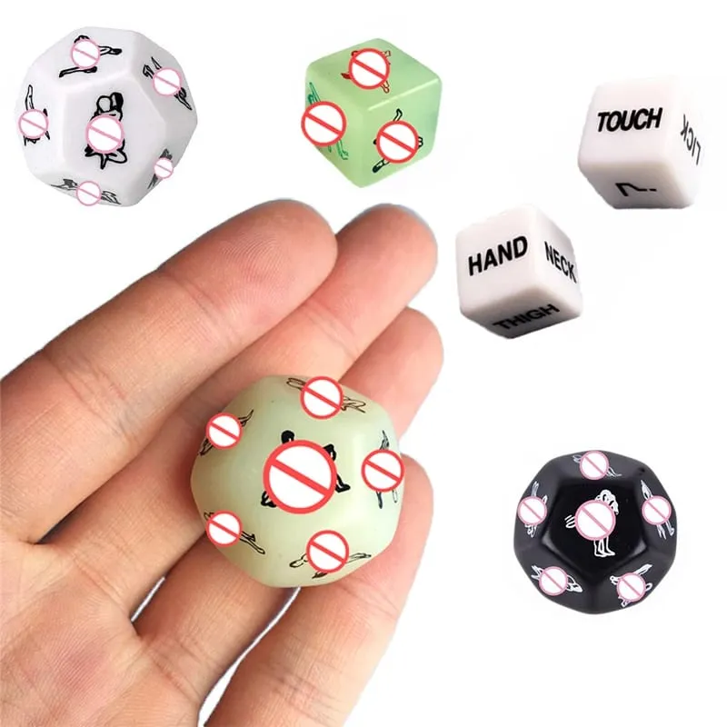 Sex Toys For Couples Women Adult Game Funny Sex Dice 6/12 Sides Romance Love Humour Gambling Erotic Crap Dice Bar Christmas Gift — image 4