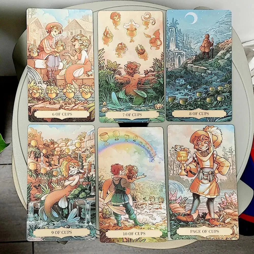 Once Upon A Time Tarot Deck 80 τμχ Κάρτες Ταρώ (με 2 ειδικές κάρτες) 12*7cm σε άκαμπτο κουτί — image 5