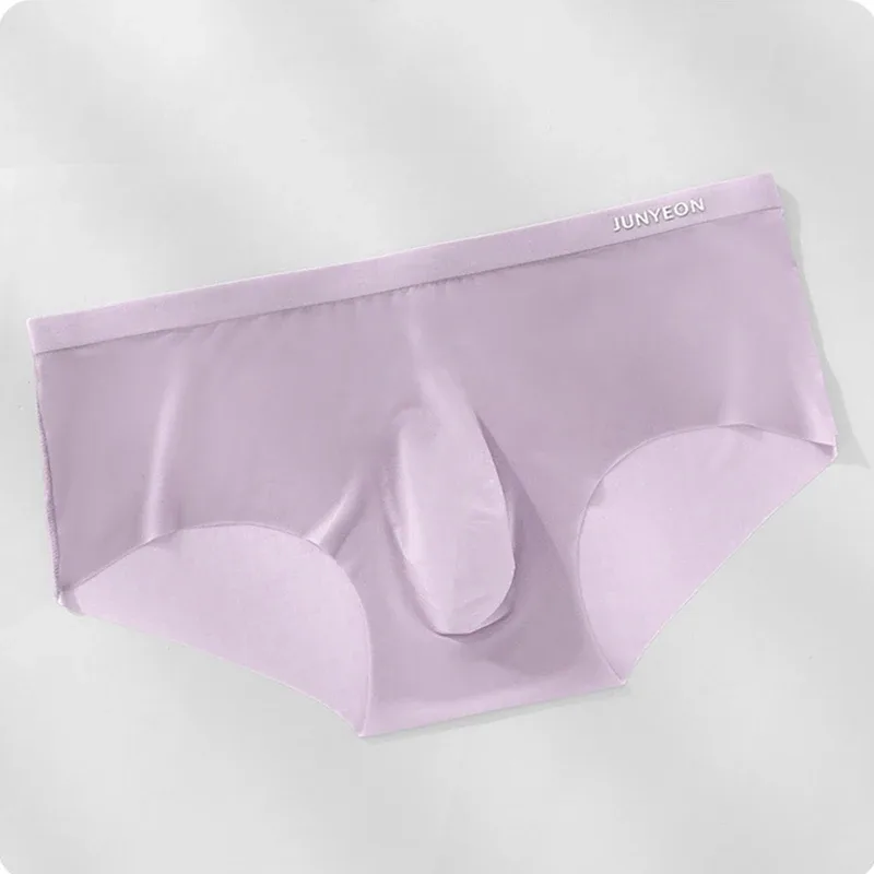 Sexy Men Briefs Undies Summer Seamless 3D Pouch Panties Ultra-thin And Light Breathable Underwear Quick Drying Underpants Slip — image 25