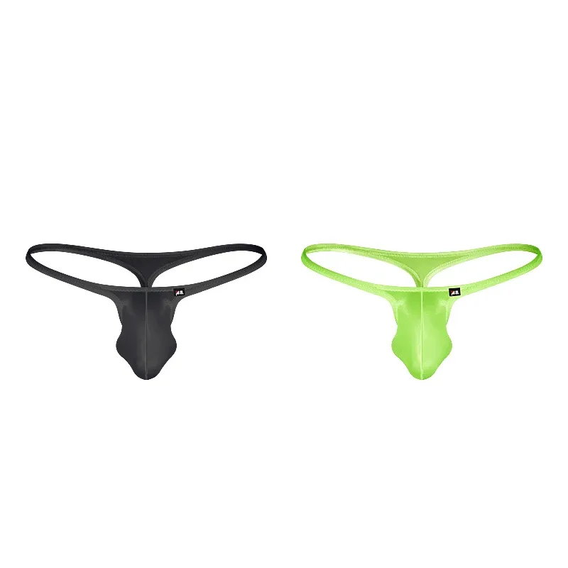 Men's Underwear Japanese Style Ultra-Thin Ice Silk Thong Low Waist Elastic Comfortable T-Back — image 19