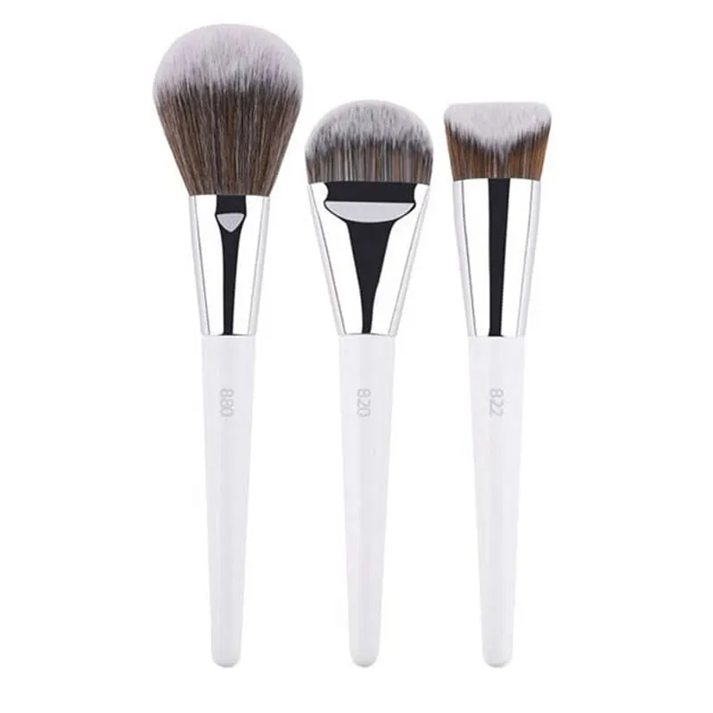 1pc White Powder Makeup Brushes 3D Liquid Foundation Base Make up Brush Eyeshadow blending Detail Face Eye Concealer Beauty tool — image 14