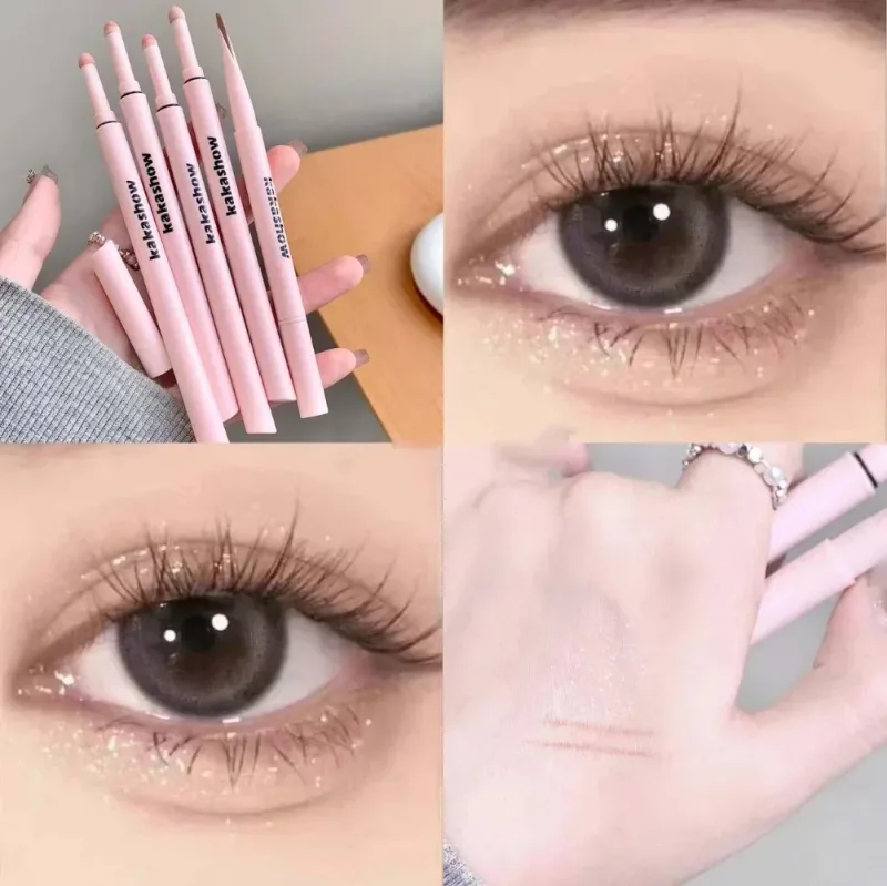 Dual End Glitter Matte Aegyosal Pen Brightening Highlight & Shadow Stick Eye Makeup Lying Silkworm Eyeliner Gel Pencil 애교살 펜 — image 23