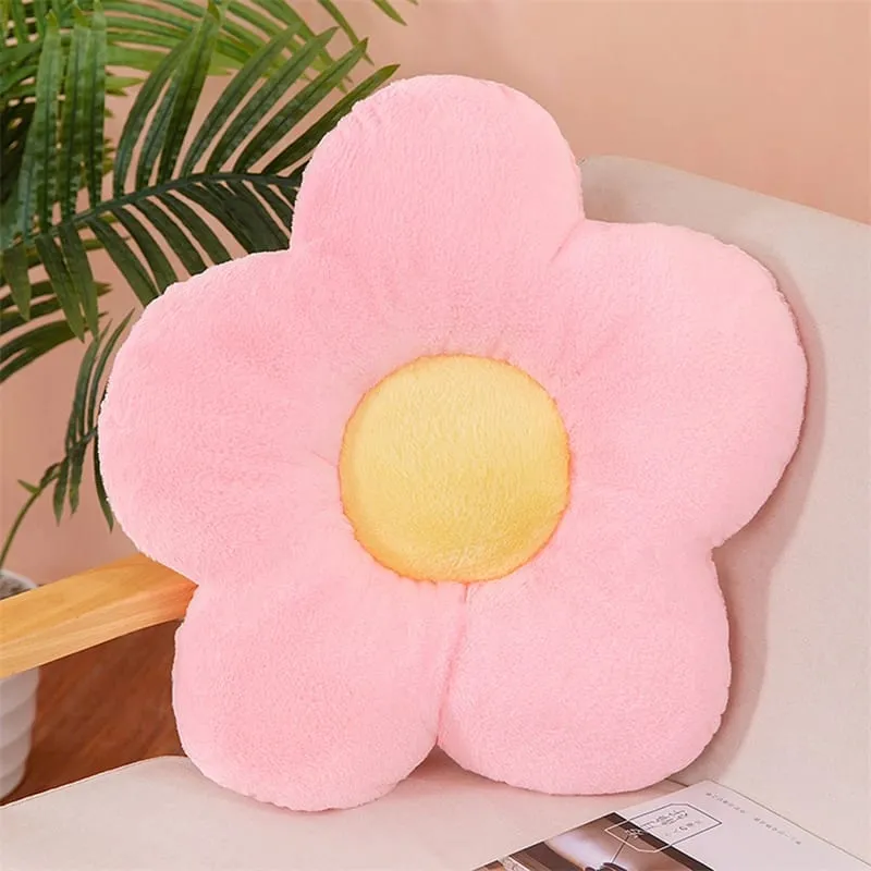 Πρακτικό 35cm Kawaii Πολύχρωμο Μαξιλάρι Λουλούδι Μαξιλάρι Μαλακό Ηλίανθο Ματ γεμιστό καναπέ-κρεβάτι Δώρα για στολισμό πλάτης ύπνου — image 14